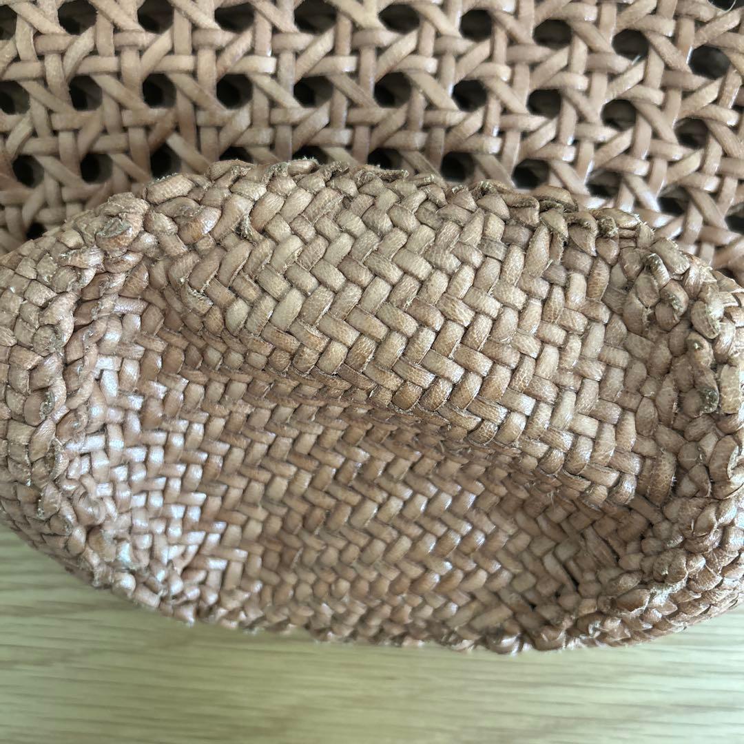 【dragon】レザーメッシュバッグ