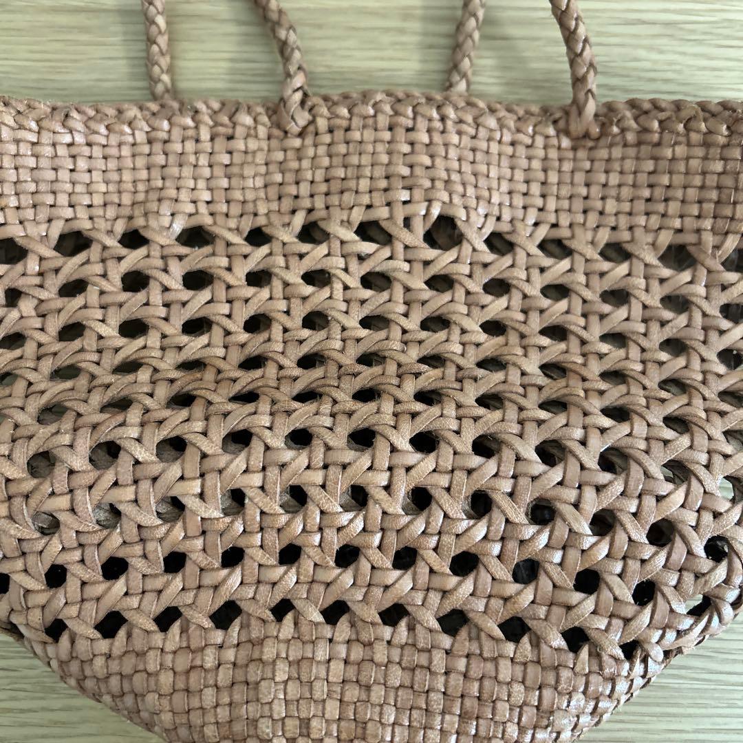 【dragon】レザーメッシュバッグ