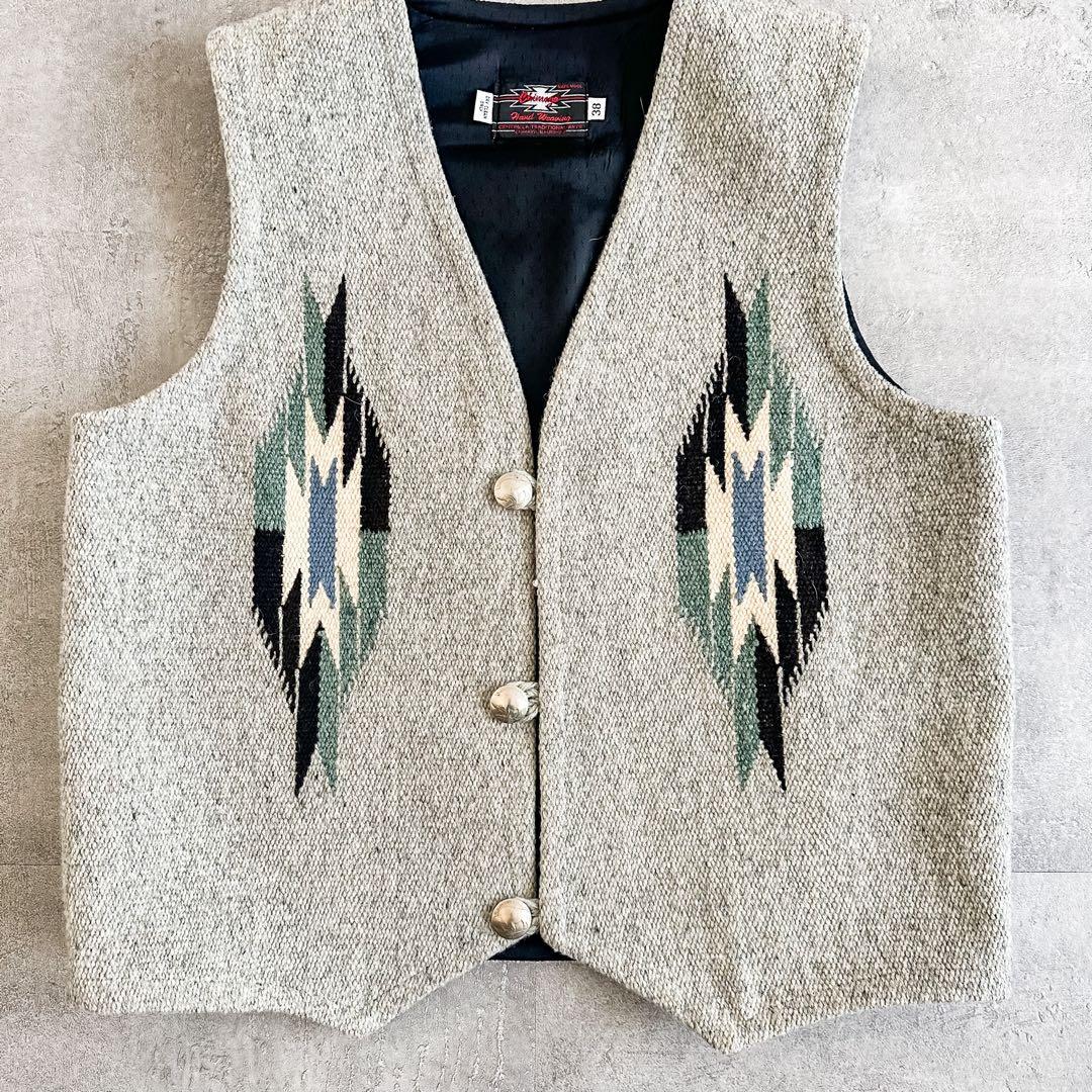 CENTINELA センチネラ USA製 グレー ウール チマヨベスト