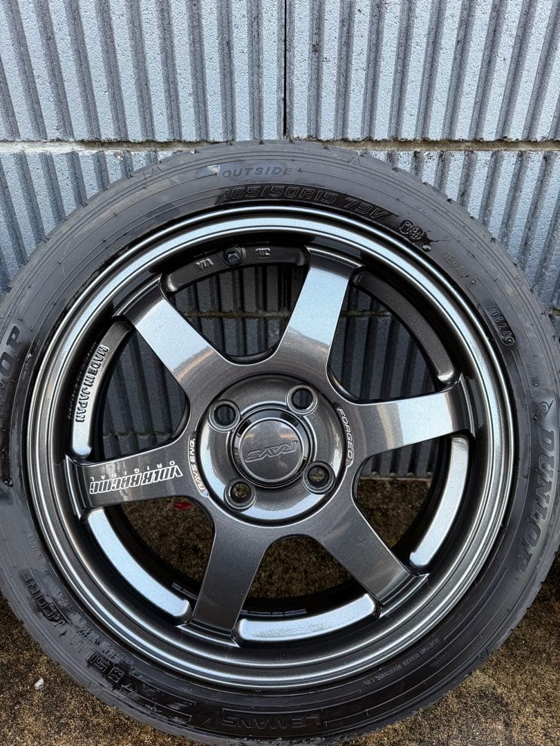 RAYS TE37 SONIC 15インチ タイヤホイール4本セット