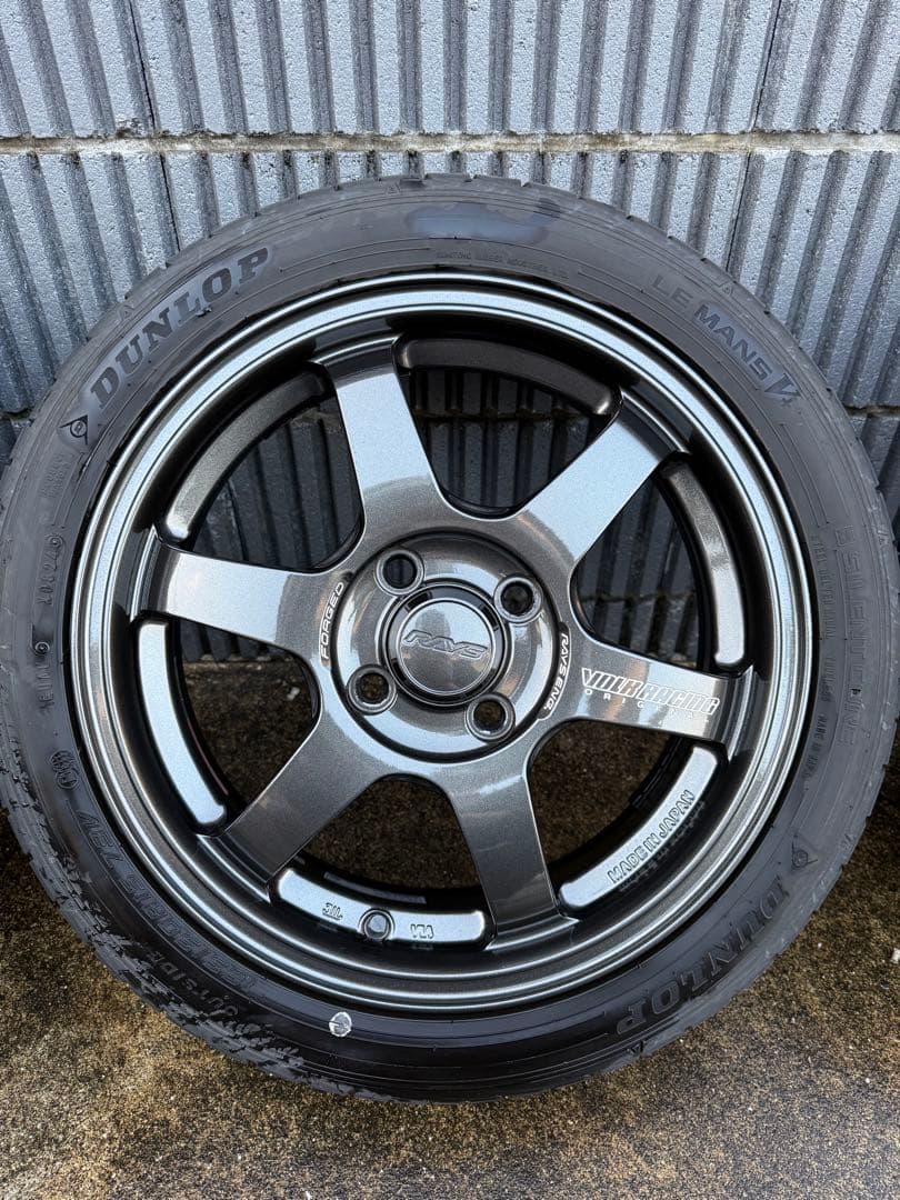 RAYS TE37 SONIC 15インチ タイヤホイール4本セット
