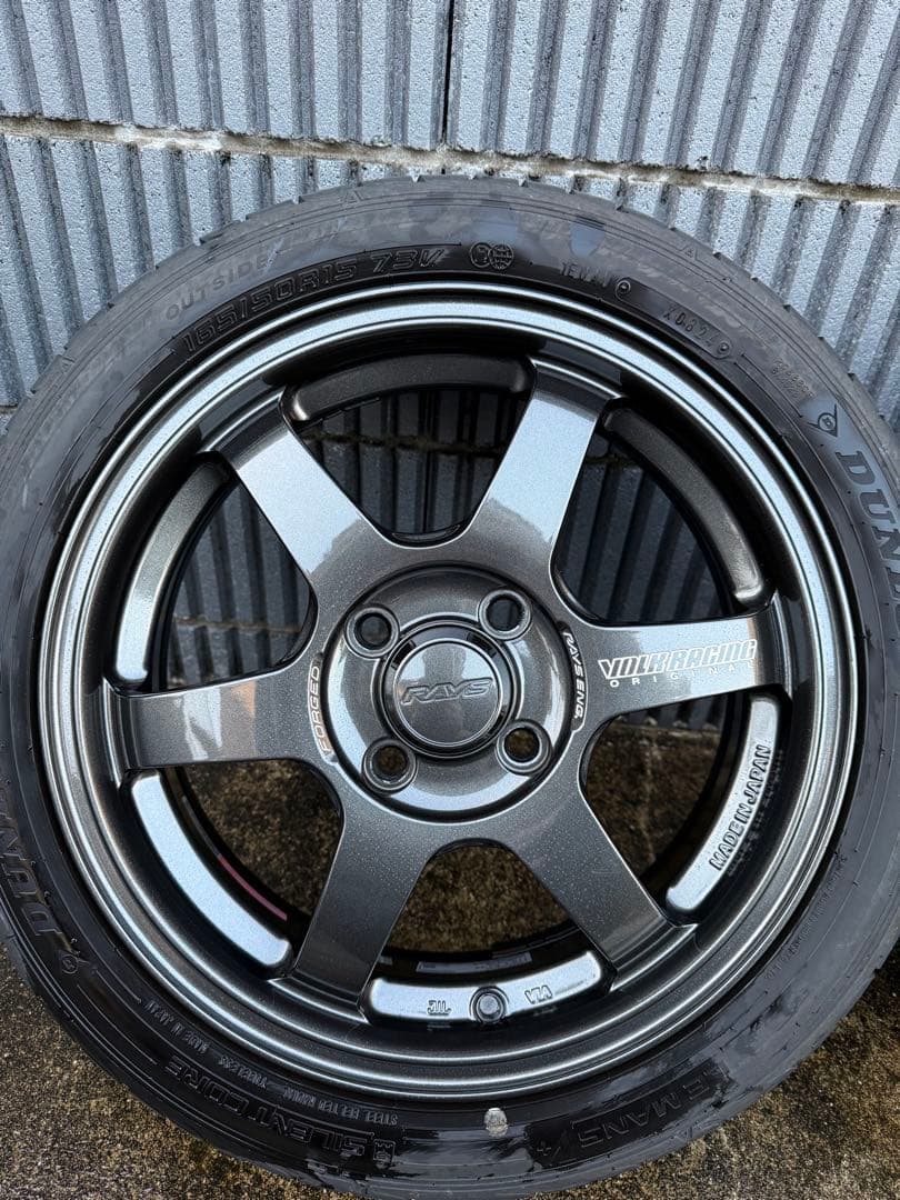 RAYS TE37 SONIC 15インチ タイヤホイール4本セット