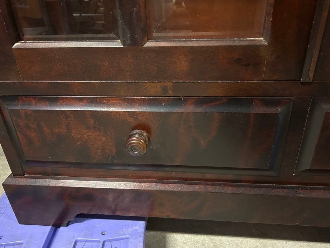 ☆GA234【中古品】 北海道民芸 家具 書棚　幅108cm