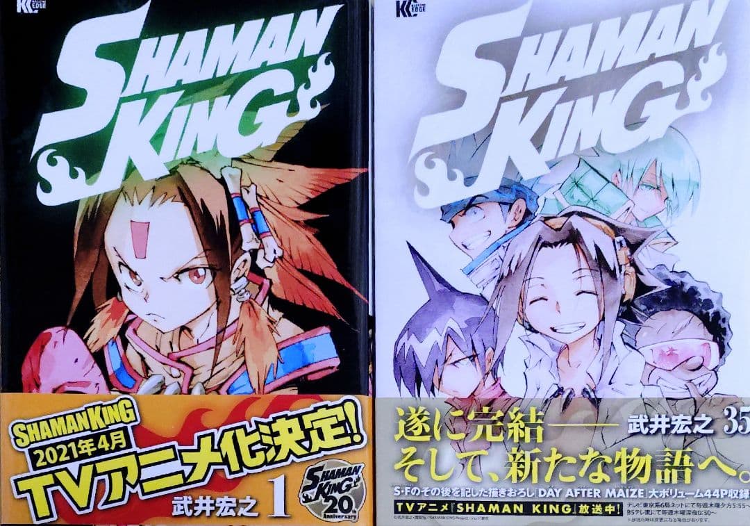 SHAMAN KING 全35巻 セット シャーマンキング 全巻 Ｗカバー
