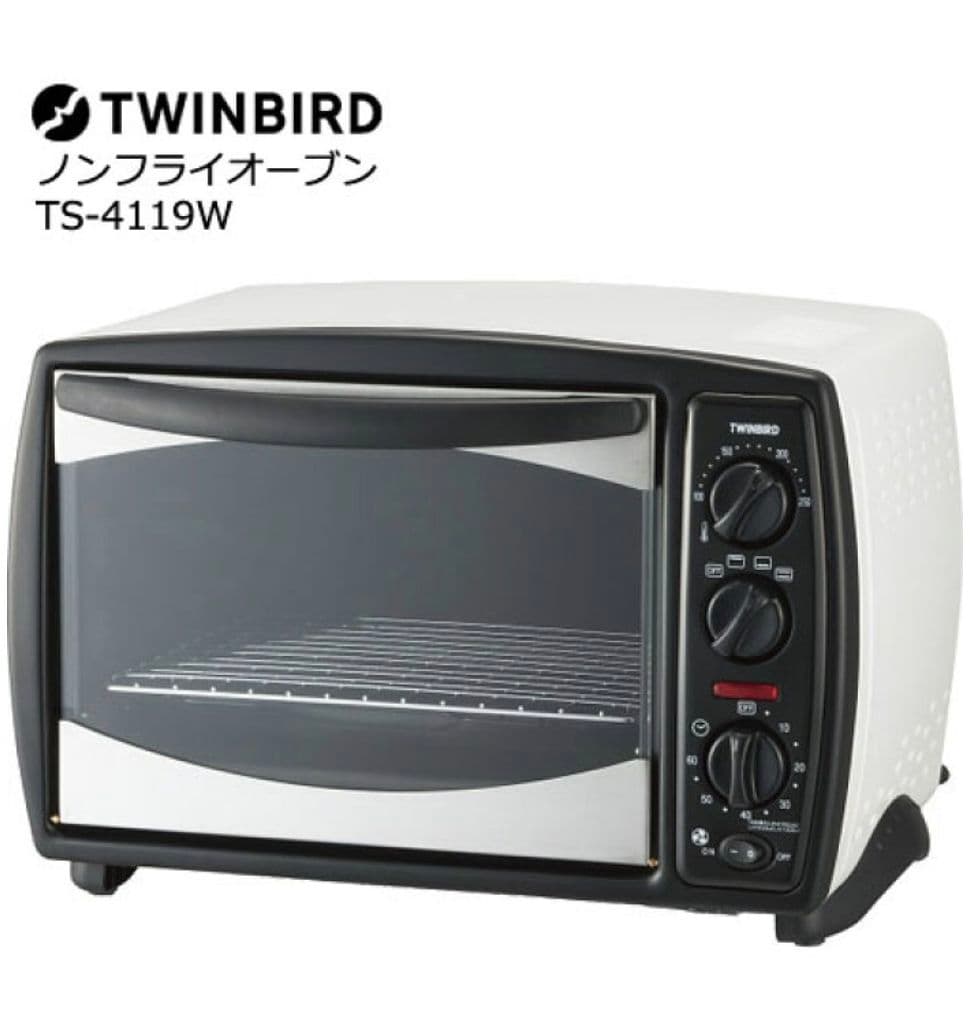 TWINBIRD ツインバード TS-4119 ノンフライオーブン ホワイト