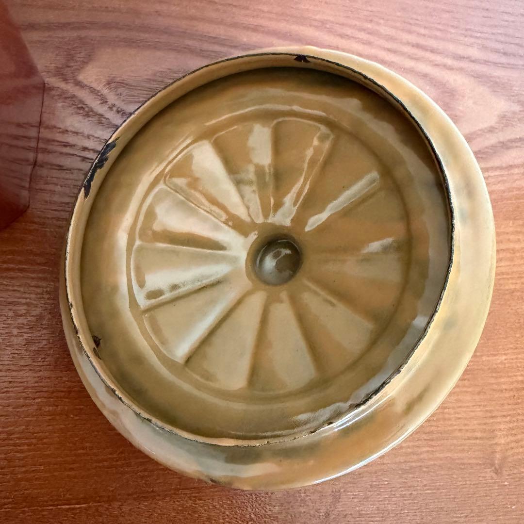 フランスアンティーク　ホーローのキャスター6個セット