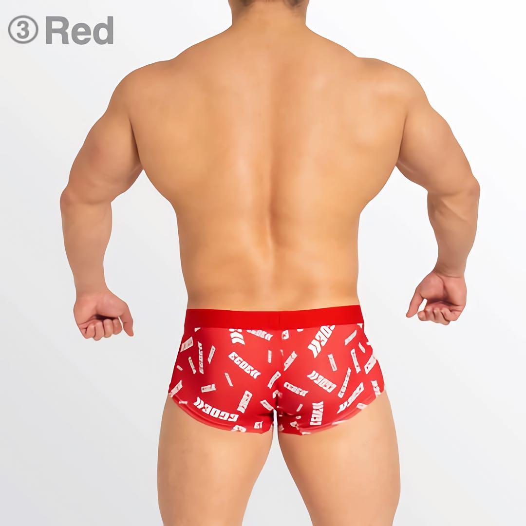 EGDE エッジ　ANIMA ボクサー　ローライズ　ロゴ　サポーター　M