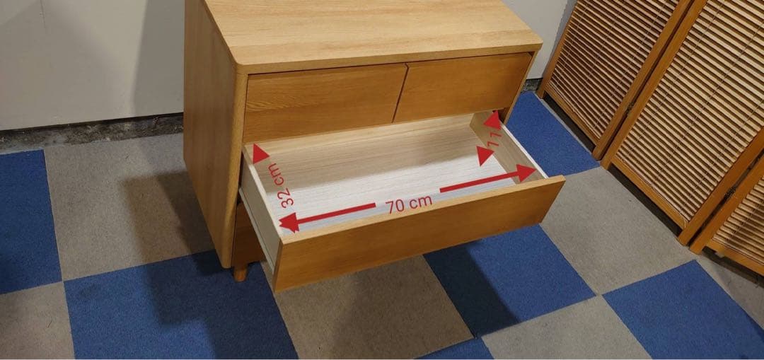 東京都23区送料込 ◆ 木製チェスト(TP04712)