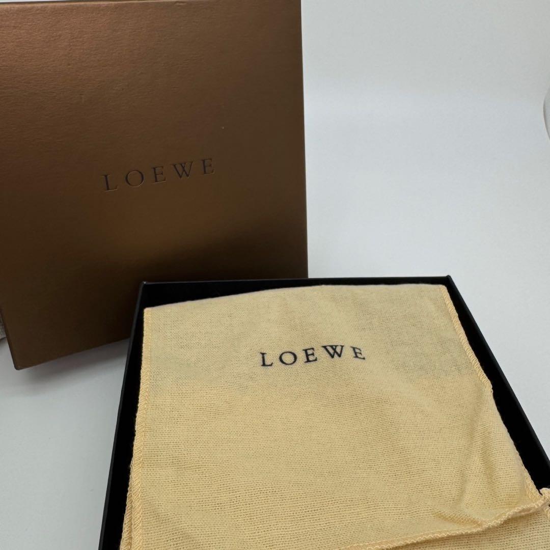 【美品☆激レア】ロエベ　ベルト　アナグラム　スタッズ　ゴールド金具　レザー　黒