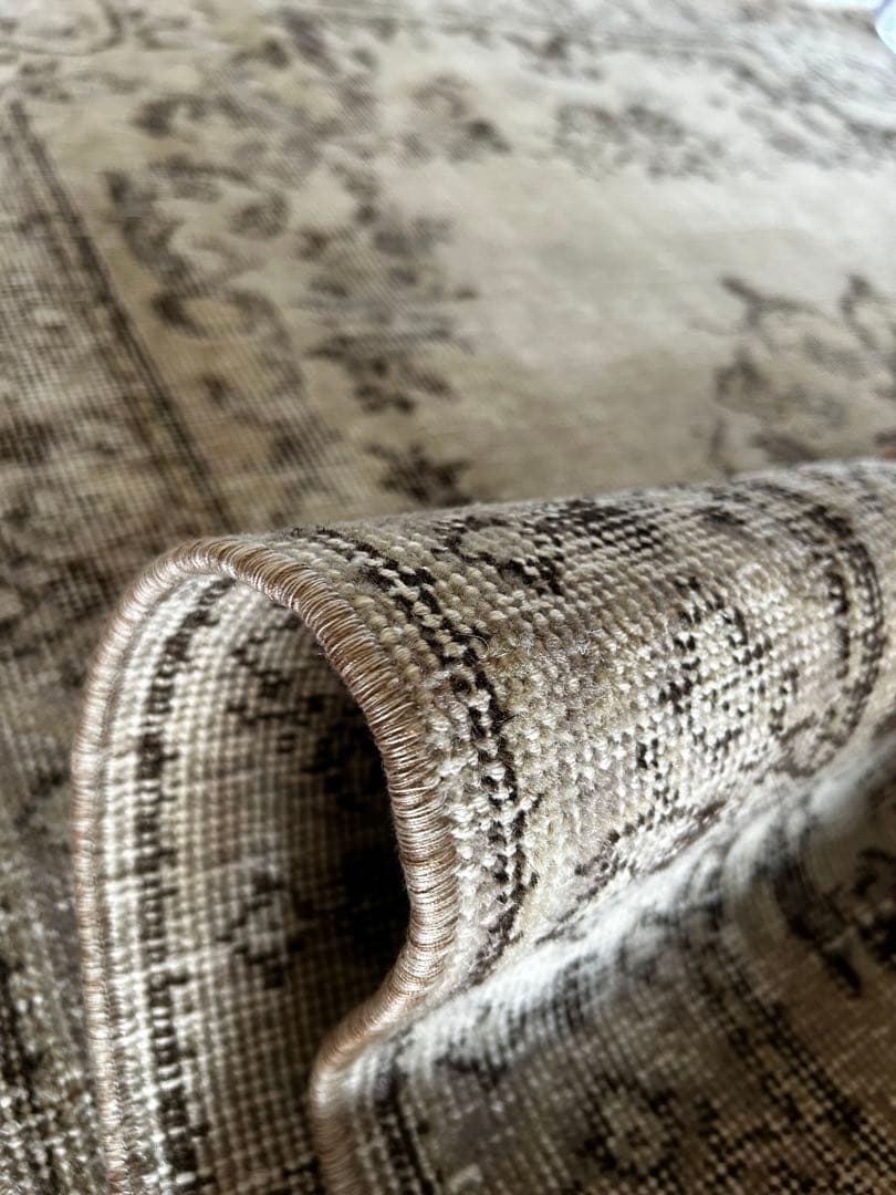 210×115 shabby chic style トルコ ヴィンテージラグ