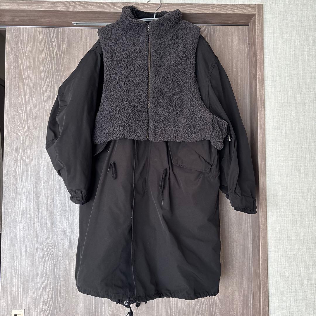 ANGIEモッズコート〔ボアベスト付き〕