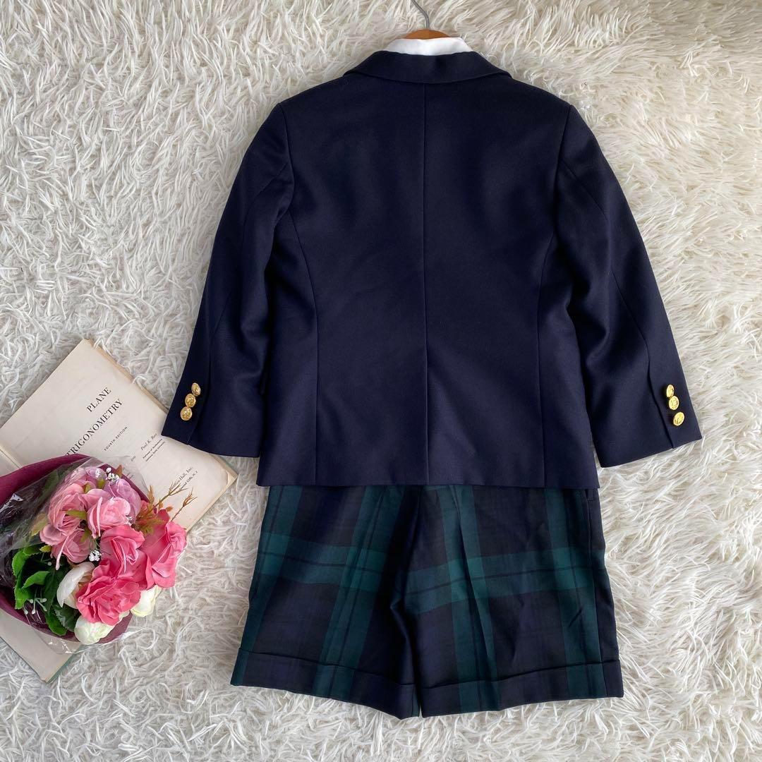 美品　ラルフローレン　4点セット　フォーマル　120スーツ　紺ブレ　ネクタイ