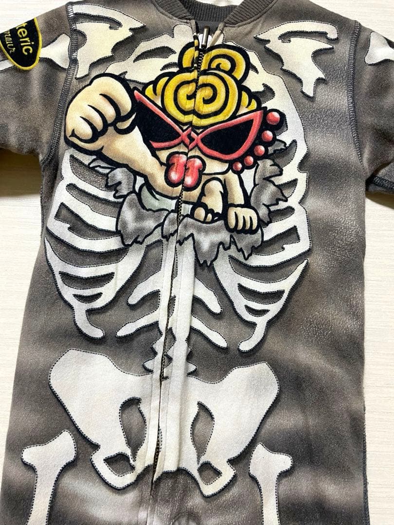 正規 レア ヒスミニ hysteric スカル リバーシブル カバーオール 70
