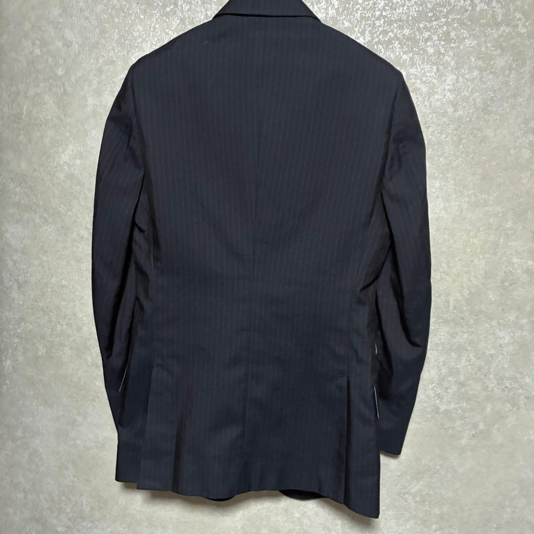 【美品】GUCCI グッチ　シルク　現行タグ　ネイビー　スーツ　セットアップ