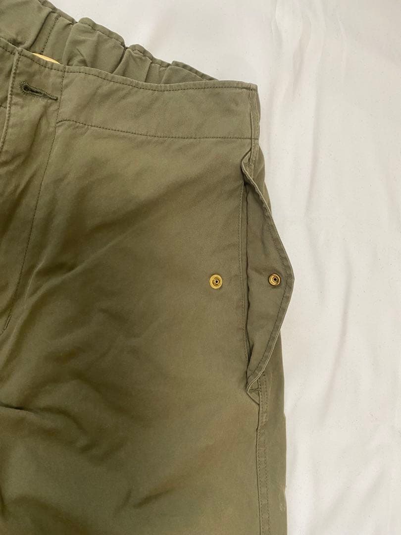 Deuxieme Classe militaryカーゴパンツ サイズ38 カーキ