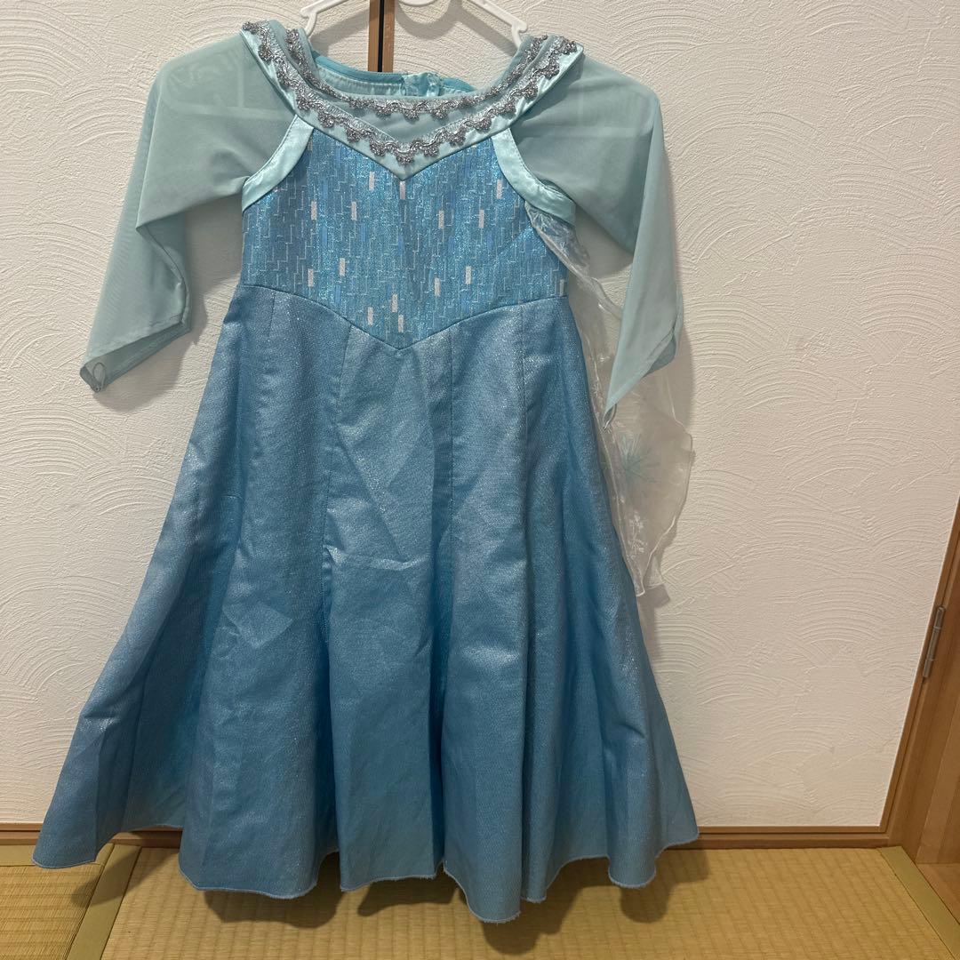 アナと雪の女王　エルサ　ビビディバビディブティック　ドレス　100