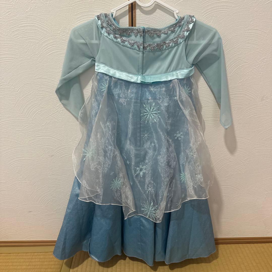 アナと雪の女王　エルサ　ビビディバビディブティック　ドレス　100
