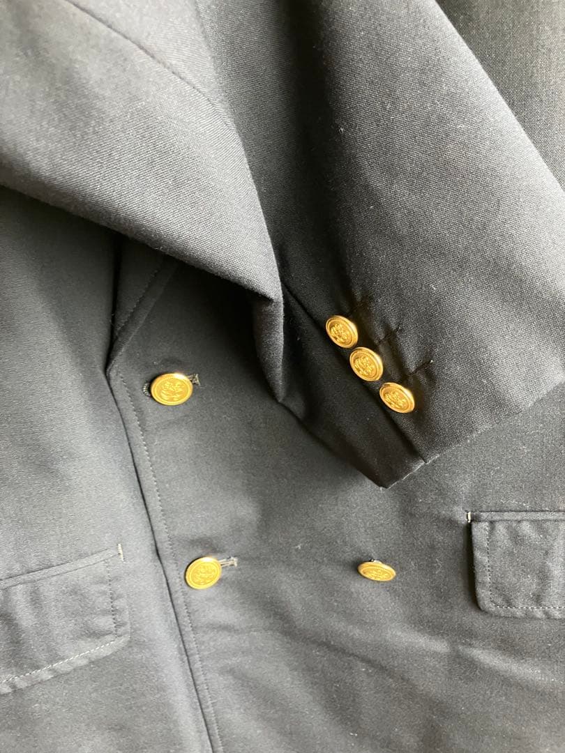 J.PRESS ２代目タグ ダブル 紺ブレ 金ボタン ウール 175