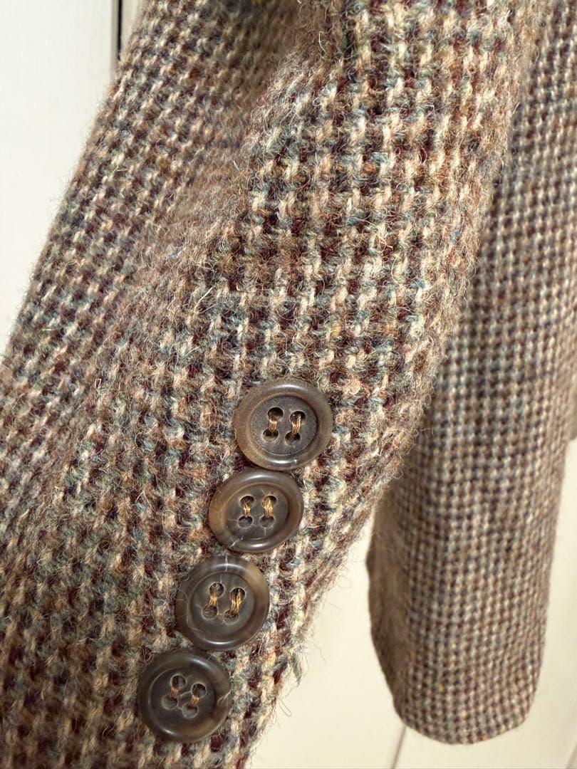 80s ラルフローレン ツイード テーラードジャケット 40R ヴィンテージ