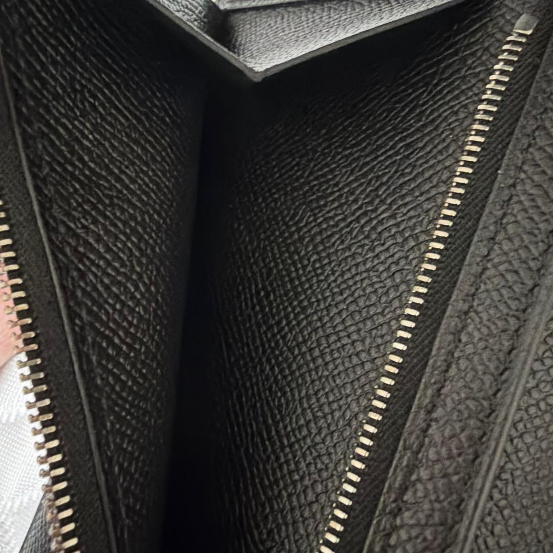 Herms ヴォーエプソン ベアンスフレ 二つ折り長財布 ブラック 箱付き