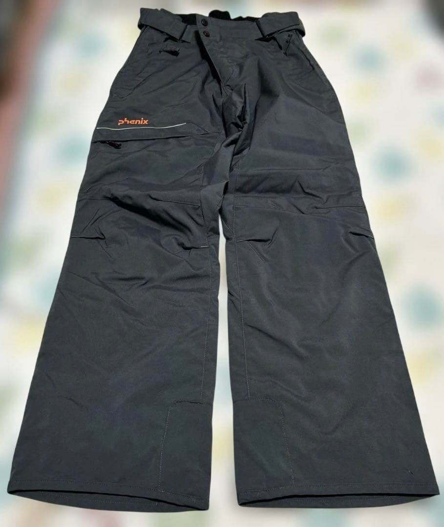 美品phenixフェニックス　スキーウェア　スノボウェア上下セット黒