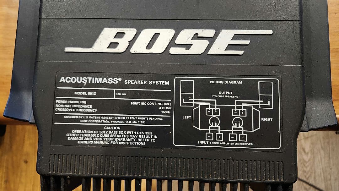 Bose Model 501Z スピーカー デスクマウントスタンド付