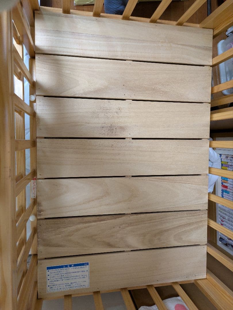 【直接引渡し可能】KATOJI ハイシートミニベッド高さ調整可能、収納棚付き