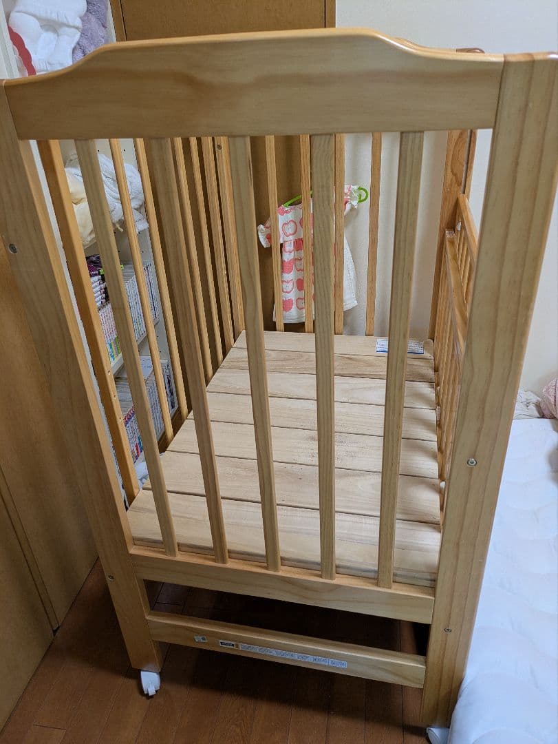 【直接引渡し可能】KATOJI ハイシートミニベッド高さ調整可能、収納棚付き