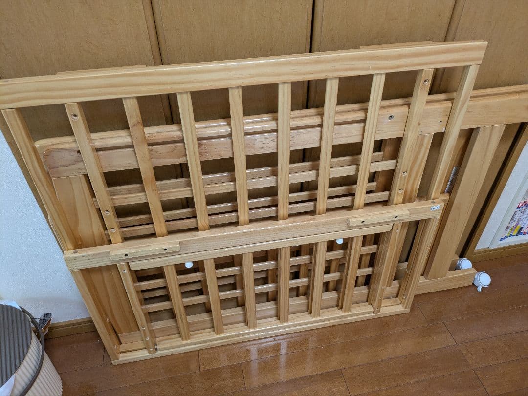 【直接引渡し可能】KATOJI ハイシートミニベッド高さ調整可能、収納棚付き