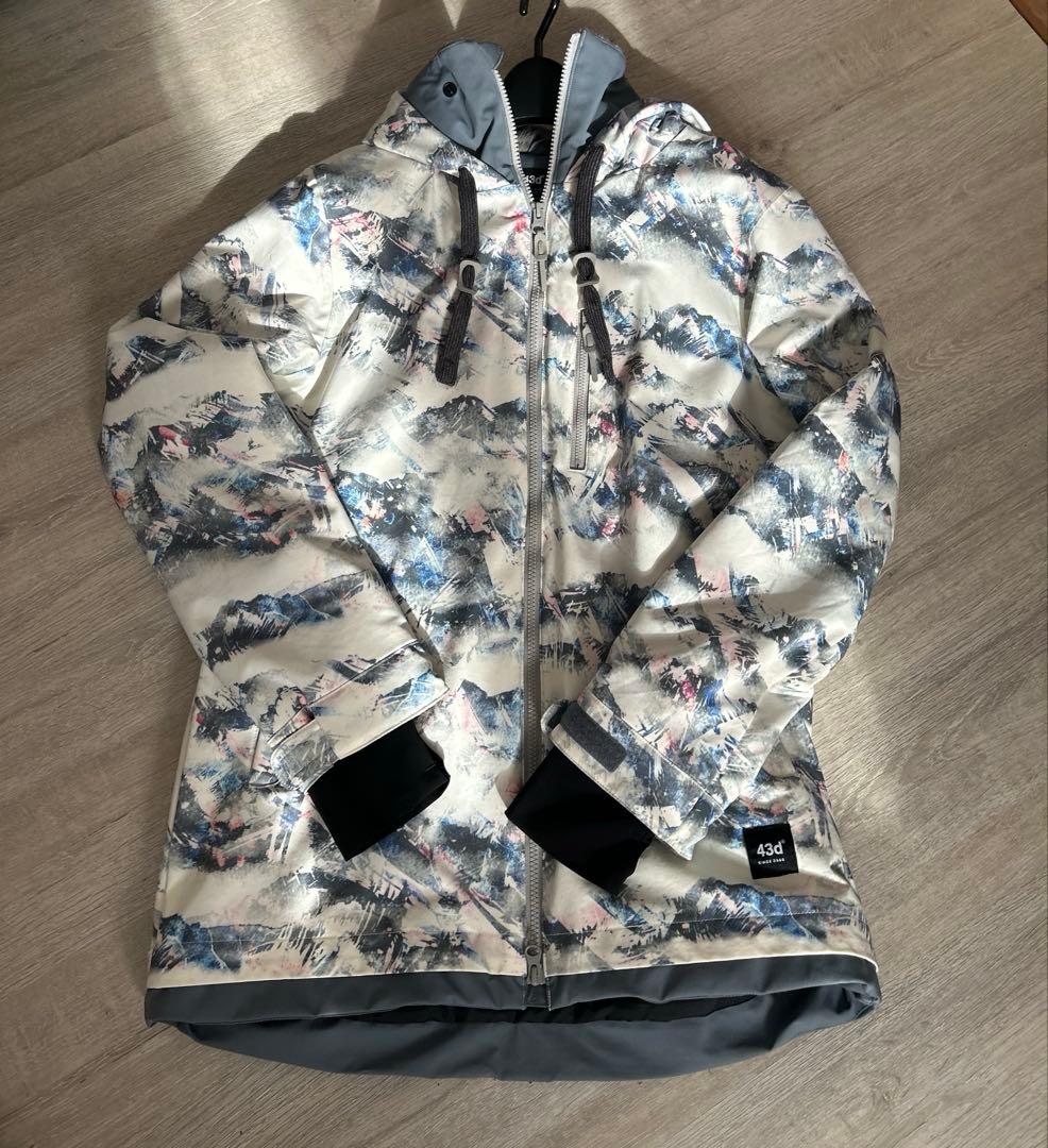 43DEGREES スノーボードウェア 上下セット ジャケット ビブパンツ