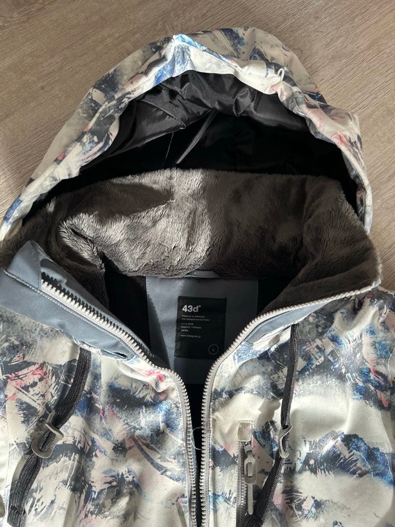 43DEGREES スノーボードウェア 上下セット ジャケット ビブパンツ