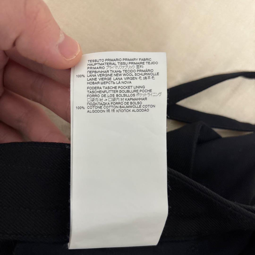 メゾンマルジェラ　Maison Margiela スラックス　ブラック