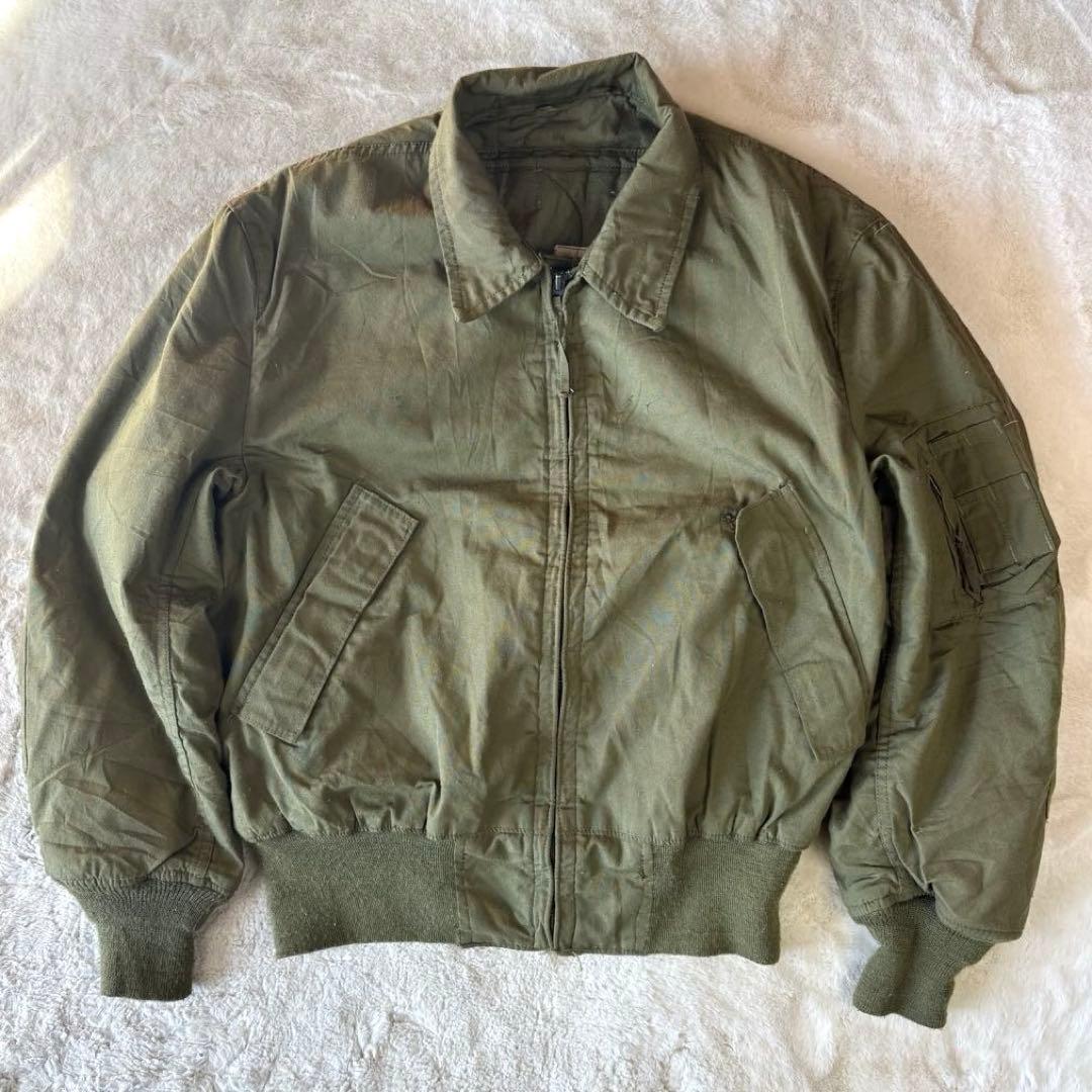 80s 米軍実物　￼タンカース　ミリタリー￼ジャケット￼ L 短丈　USA軍