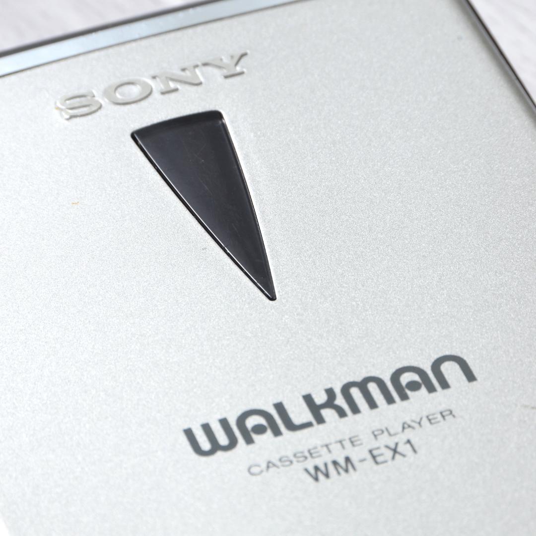 SONY WALKMAN WM-EX1 カセットウォークマン シルバー リモコン