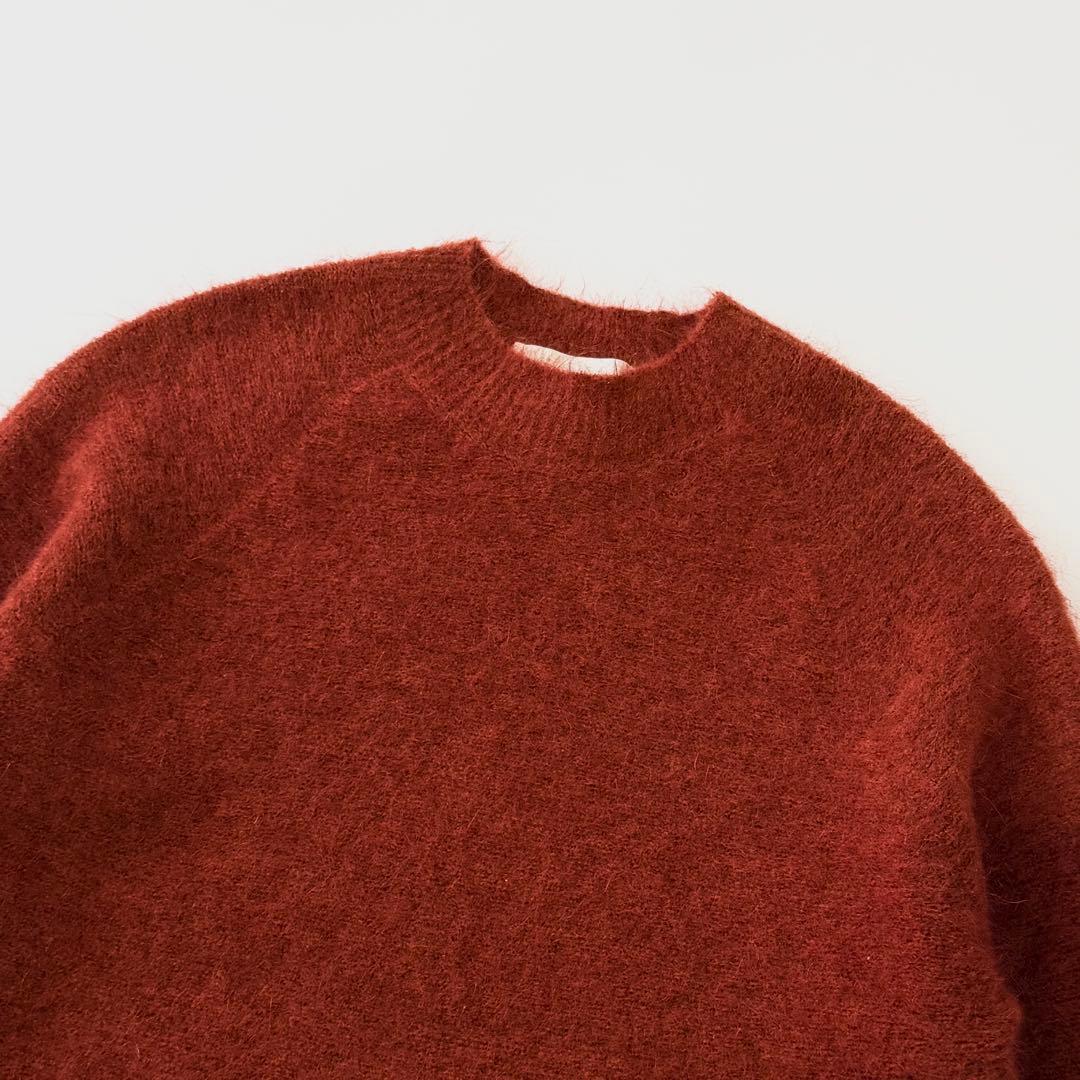 フィリッポデローレンティス スーパーキッドモヘヤ ウール クルーネック セーター