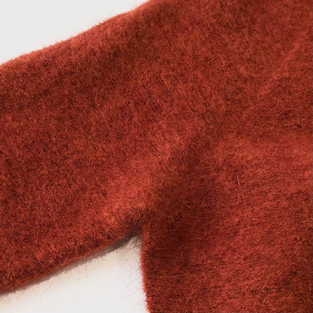 フィリッポデローレンティス スーパーキッドモヘヤ ウール クルーネック セーター