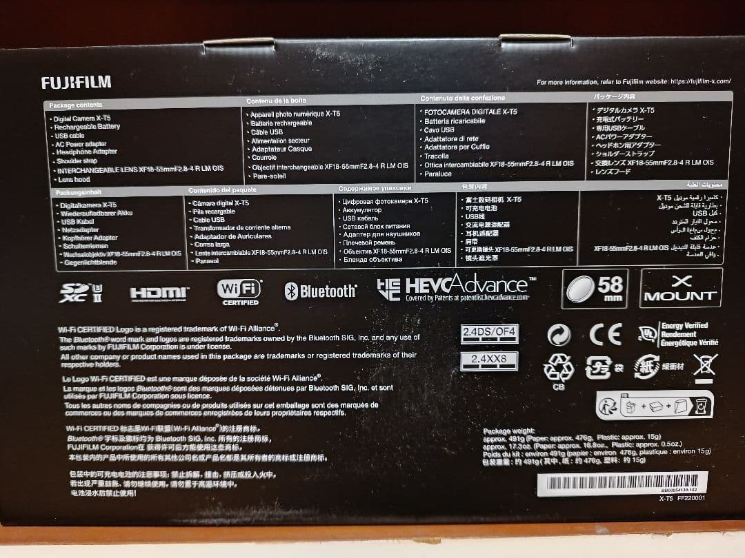 新品未開封 FUJIFILM X-T5 XF18-55mmレンズ付き ブラック