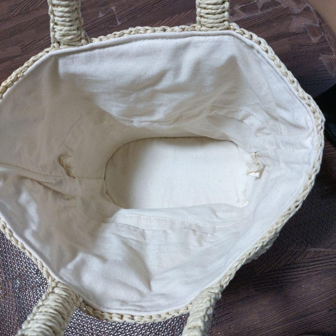 DEAN & DELUCA かごバッグ 収納袋付き