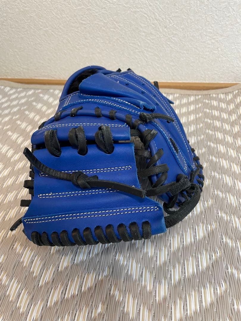 ZETT GROUND HERO 軟式グローブ 青 キャッチャーミッド