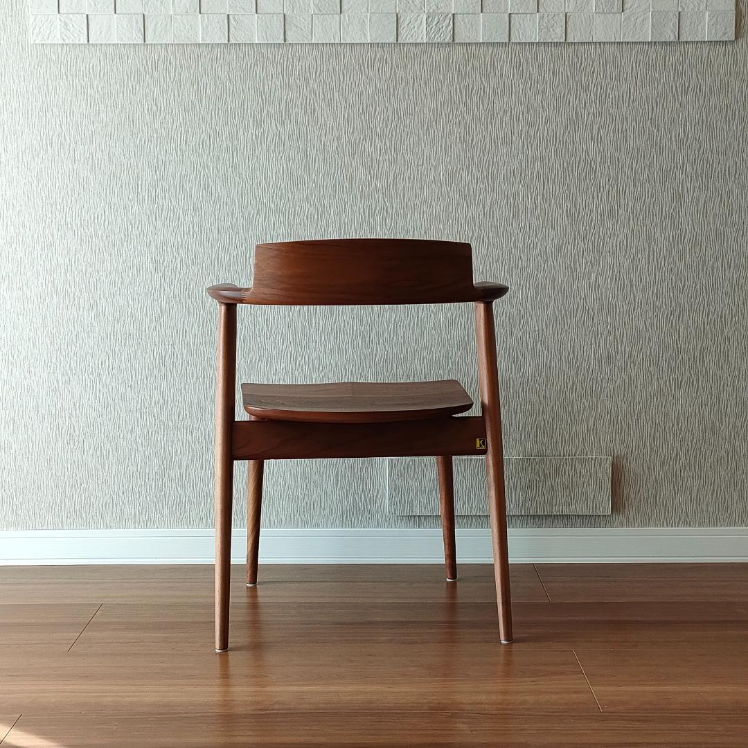 〈美品〉キツツキ　SEOTO　アームチェア　ダイニングチェア　ビーチ材②