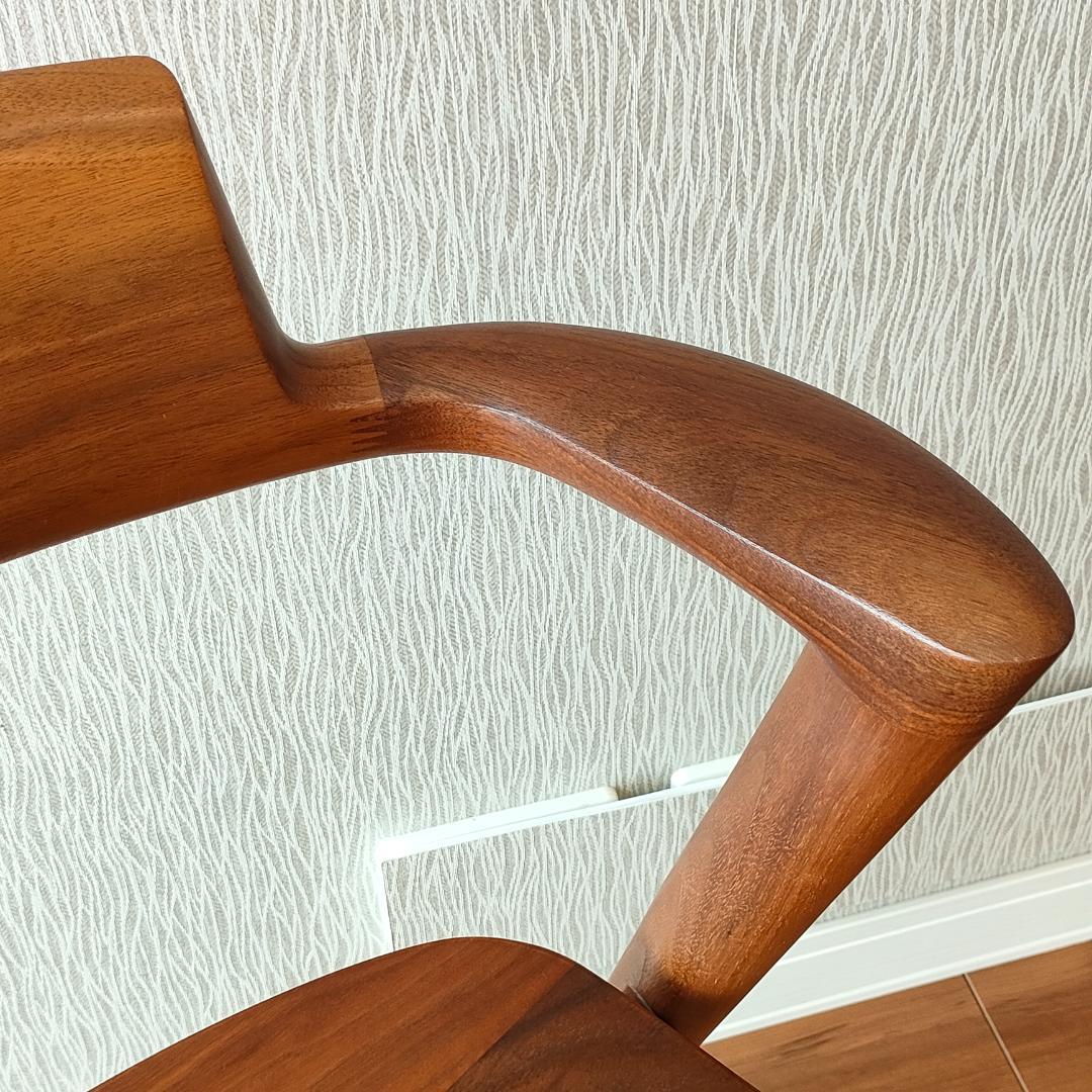 〈美品〉キツツキ　SEOTO　アームチェア　ダイニングチェア　ビーチ材②