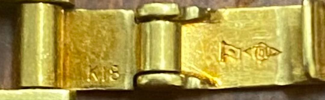 かっしー18Kネックレス750刻印あり49グラム