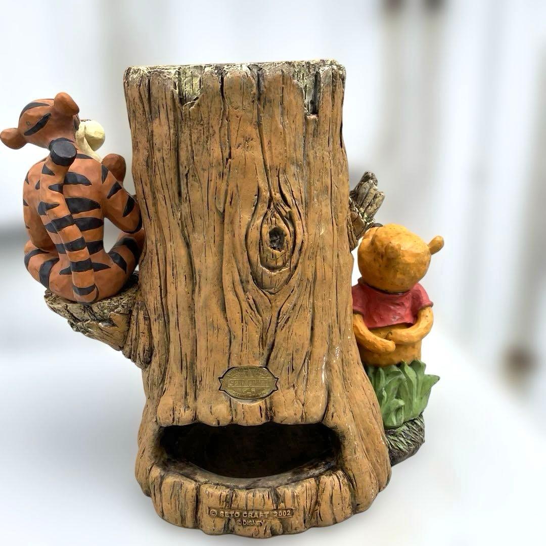 稀少/訳あり★ 傘立て 瀬戸クラフト くまのプーさん ティガー ディズニー**