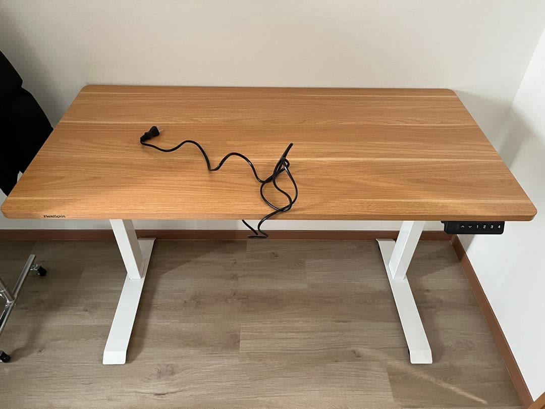 電動昇降式デスク　Flexi Spot E9 ホワイト　E9WM