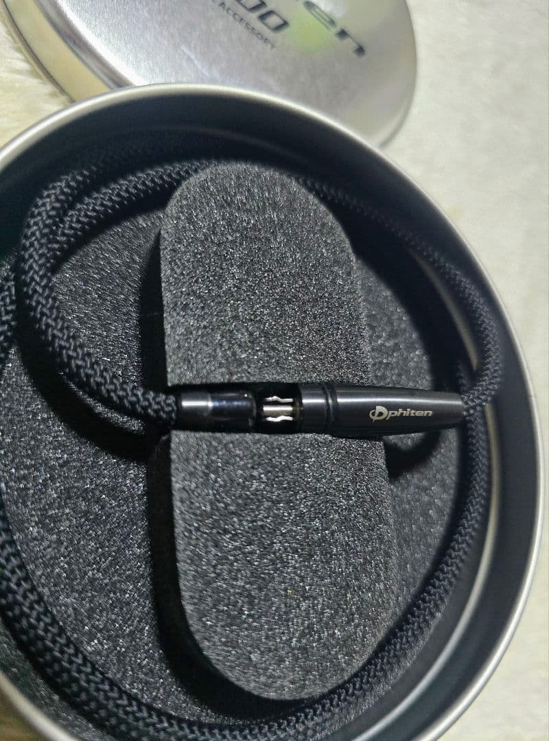 北*人様 ファイテン リーシュ ブラック 50cm 【新品未使用品】