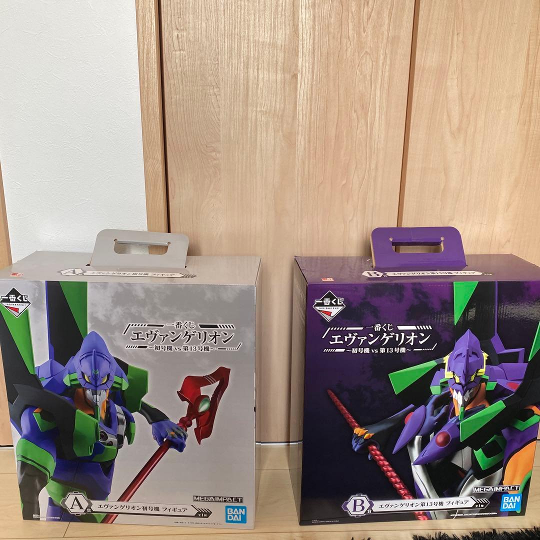 エヴァンゲリオン一番くじ フィギュア初号機vs13号機