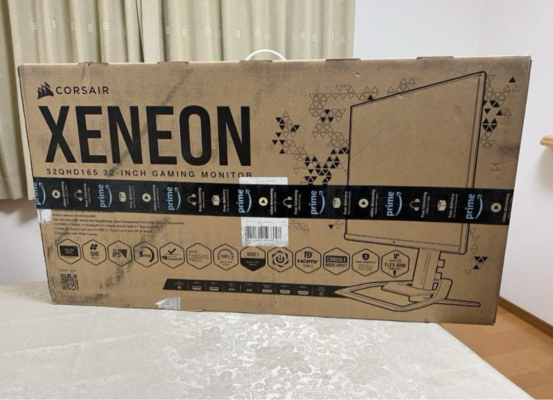 24万円購入 CORSAIR XENEON 32QHD165 ゲーミングモニター