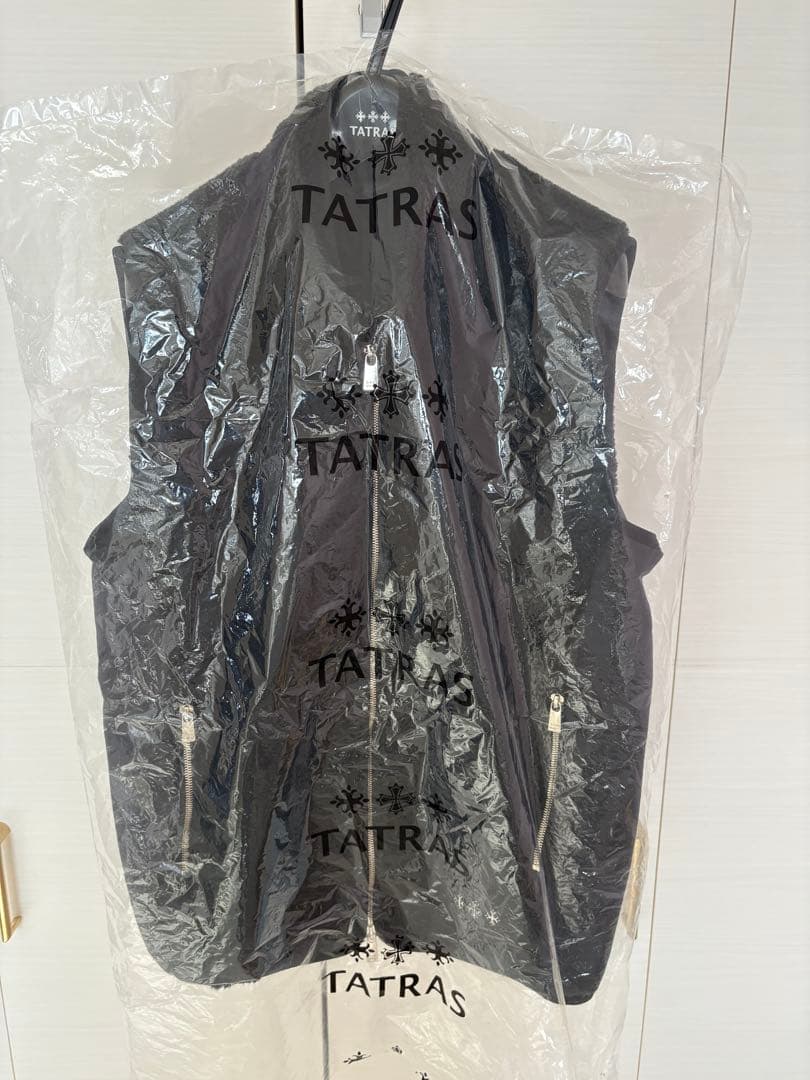 【美品】タトラス ボア ベスト FLAVIO メンズ サイズ2 ブラック