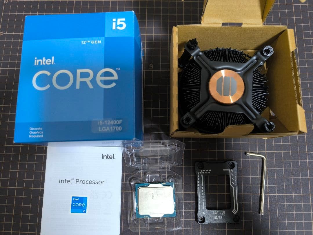 【美品・おまけ付】 Core i5-12400F / リテールクーラー未使用