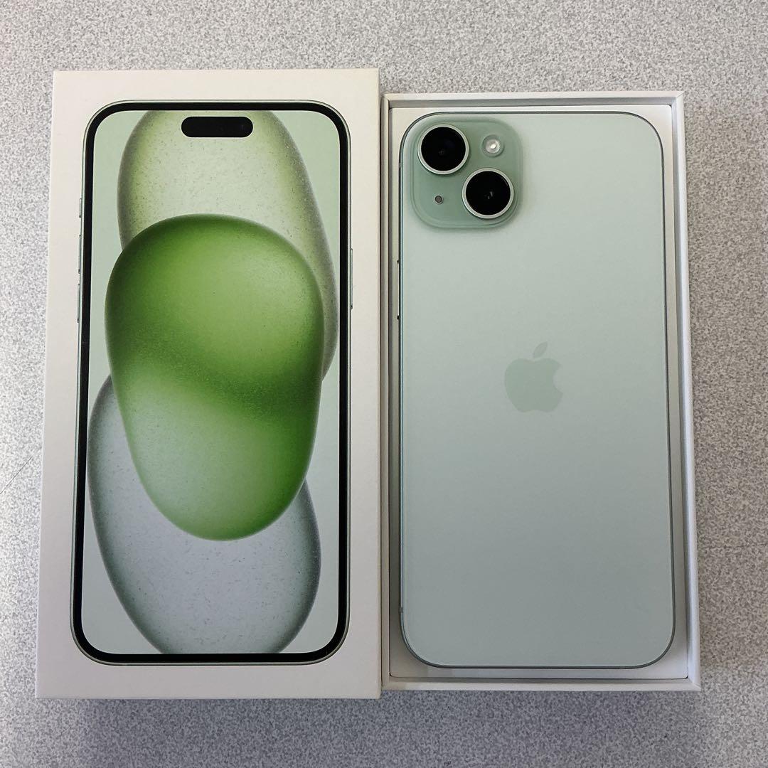 スマートフォン本体 iPhone15Plus Green 128GB